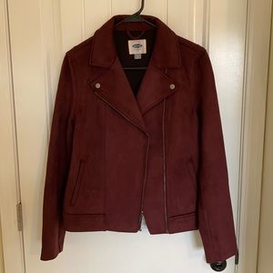 Old Navy Red Suede Jacket